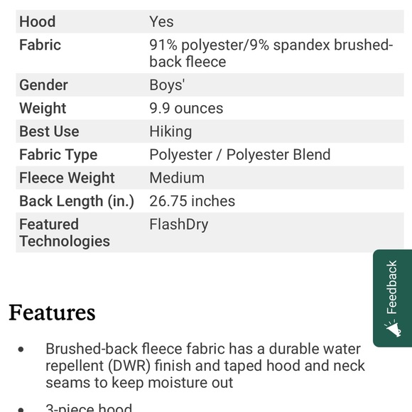 The North Face Tekno Pullover Hoodie Boys Size Medium 10/12 - Picture 8 of 8